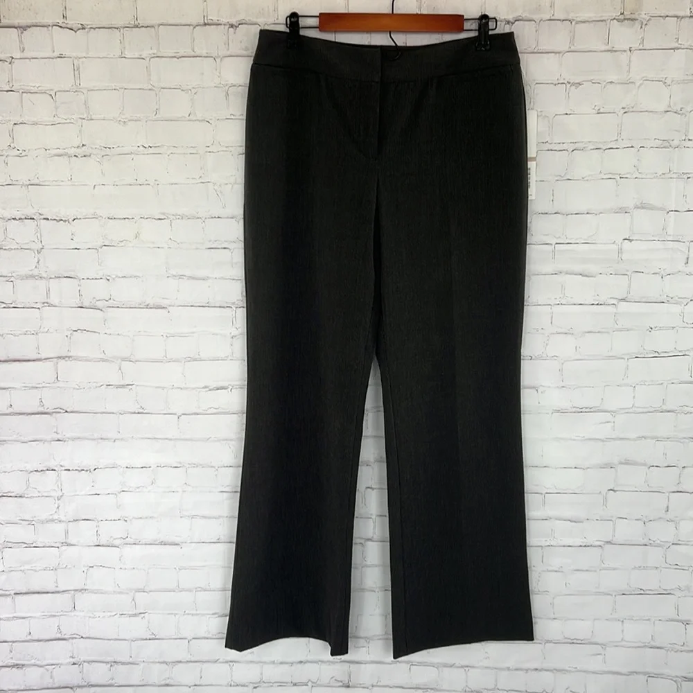 Rafaella straight leg professional Black/gray pants size 12